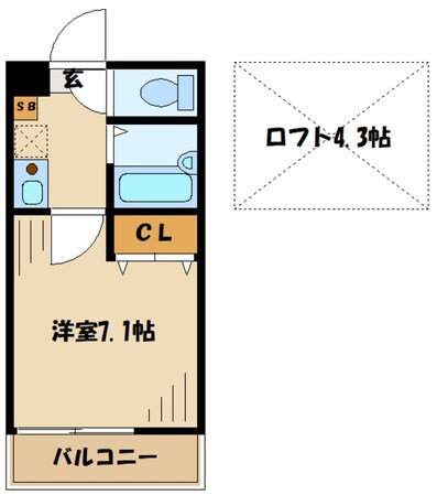 チェルシーの物件間取画像